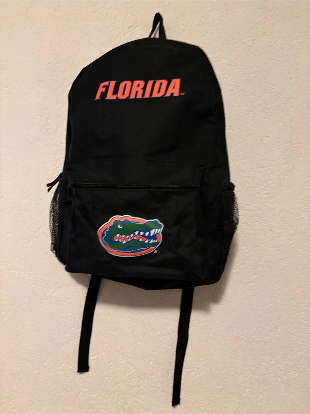 Black Backpack with Logo